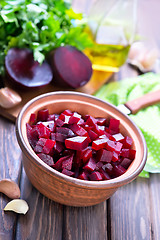 Image showing salad with boiled beet