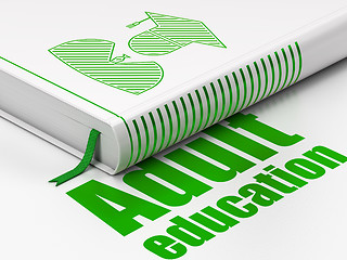 Image showing Studying concept: book Student, Adult Education on white background