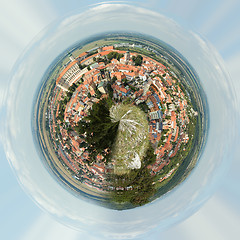 Image showing Planet of panorama of Mikulov