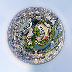 Image showing Planet of panorama of paris france