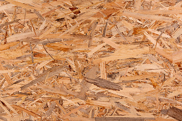 Image showing Texture of oriented strand board, OSB