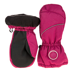 Image showing Children\'s autumn-winter mittens