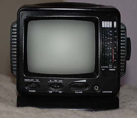 Image showing Miniature Television and Radio