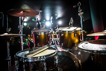 Image showing Drum on stage