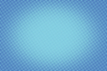 Image showing retro comic blue background raster gradient halftone