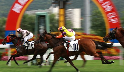 Image showing Horse Racing