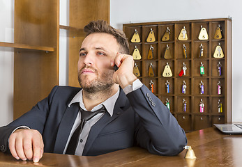 Image showing Portrait of a Receptionist