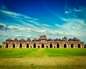 Image showing Ancient ruins of Elephant Stables