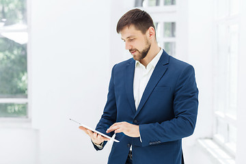 Image showing The elegant businessman in  the office