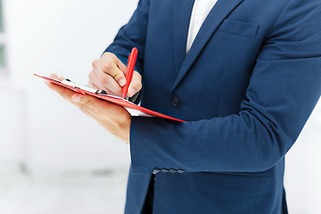 Image showing The male office worker