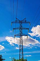 Image showing Power high-voltage line