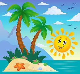 Image showing Tropical island theme image 9