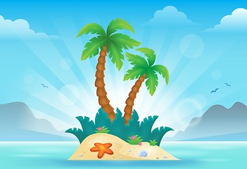 Image showing Tropical island theme image 3