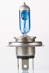 Image showing halogen car lamp, isolate on white.