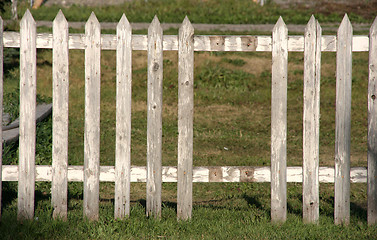 Image showing Wooden fence