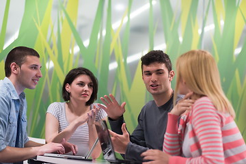 Image showing students group study