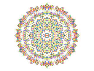 Image showing Abstract bright pattern shape