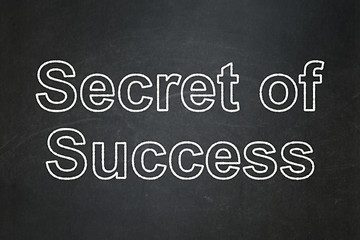 Image showing Business concept: Secret of Success on chalkboard background