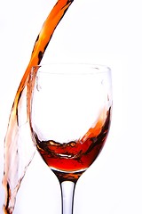 Image showing Pouring Red Wine