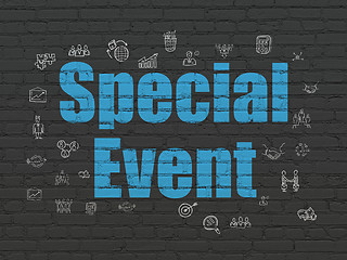 Image showing Business concept: Special Event on wall background