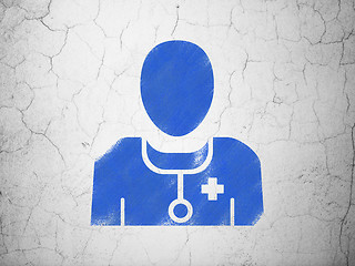 Image showing Healthcare concept: Doctor on wall background