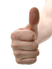 Image showing Thumb up