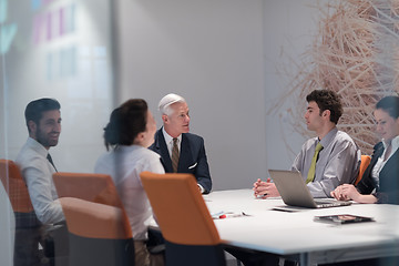 Image showing business people group brainstorming on meeting