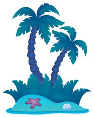 Image showing Tropical island theme image 4