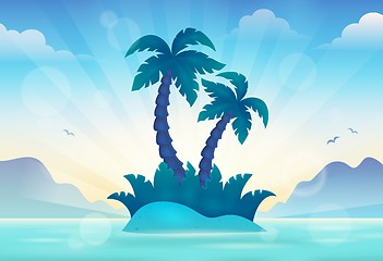 Image showing Sunset seascape theme 2