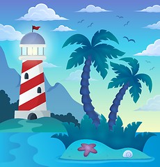 Image showing Tropical island theme image 5