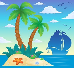 Image showing Tropical island theme image 8