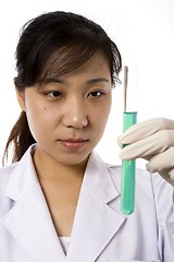 Image showing Scientist with Test Tube