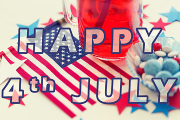 Image showing happy 4th of july, independence day concept