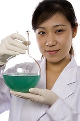 Image showing Scientist with Test Tube