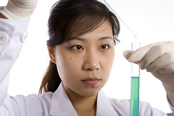 Image showing Scientist with Test Tube