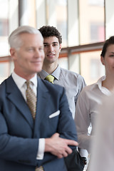 Image showing portrait of young business man at modern office