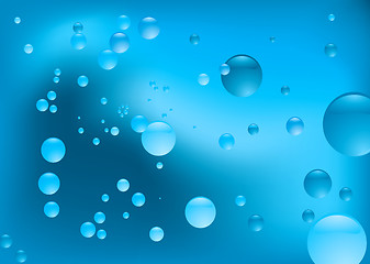 Image showing bubble blur water