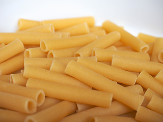 Image showing Ziti pasta detail