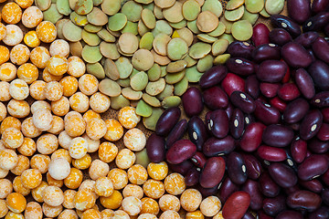 Image showing bean, lentil and pea