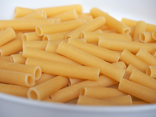 Image showing Ziti pasta detail