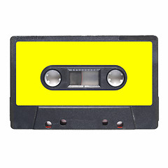 Image showing Tape cassette yellow label