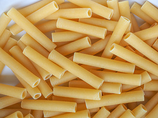 Image showing Ziti pasta detail