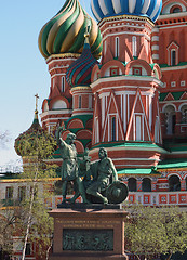 Image showing Statue of Kuzma Minin and Dmitry Pozharsky at Red Square, Moscow