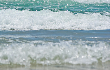 Image showing beach waves