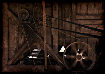 Image showing old wheels keep on turning