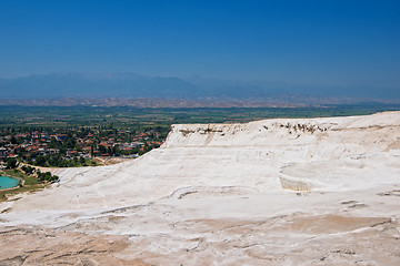 Image showing Panoramic view of Pammukale