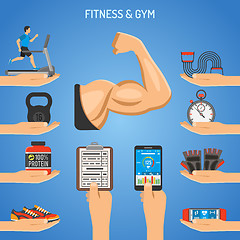 Image showing Fitness and Gym Concept