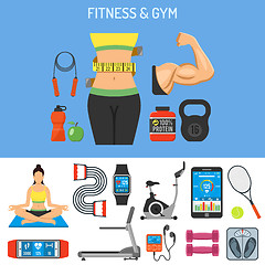 Image showing Fitness and Gym Concept