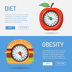 Image showing Diet and Obesity Concept