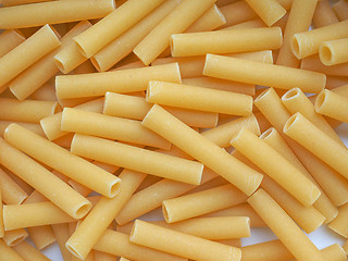 Image showing Ziti pasta detail